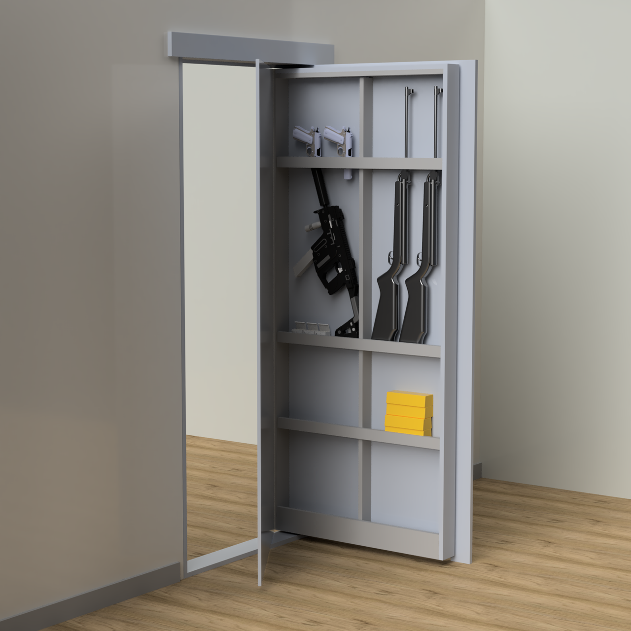 Flush Wall Slab Hidden Door