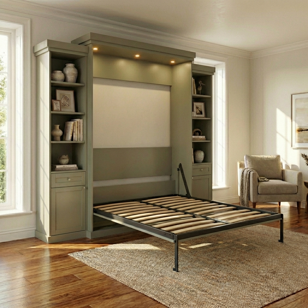 Murphy Bed Cabinet – X Panel Front (Style 3)