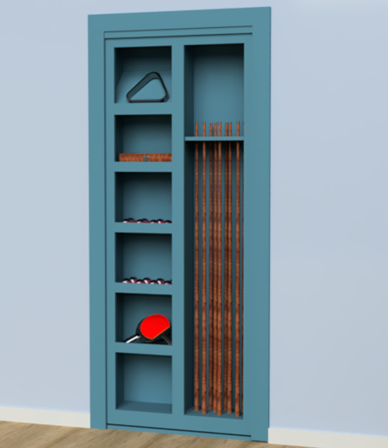 Pool Access Hidden Door