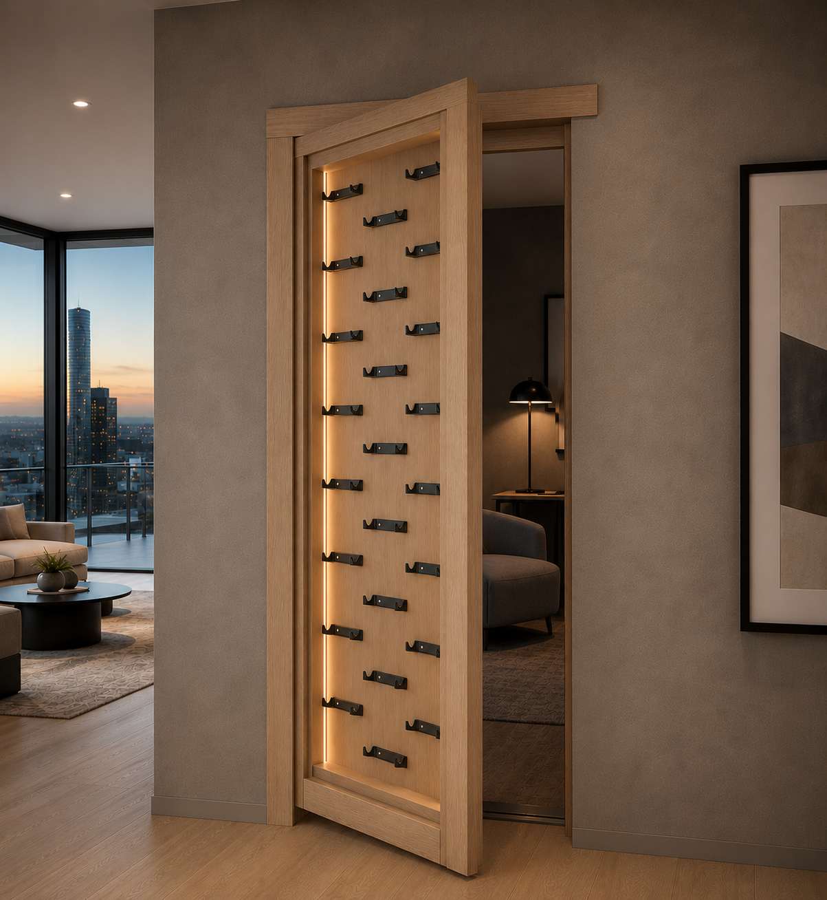Wine Rack Hidden Door - view 3