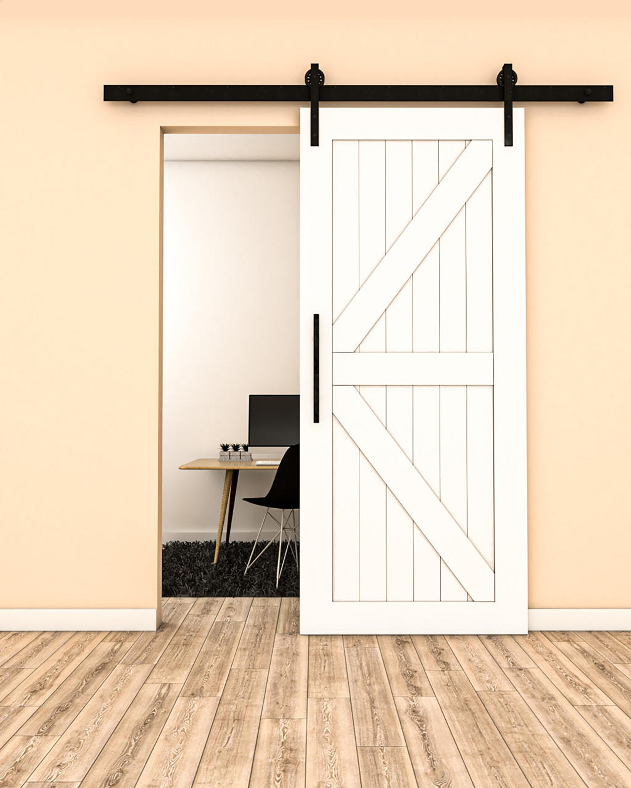 Single Barn Door – X Panel Design (Style 2)