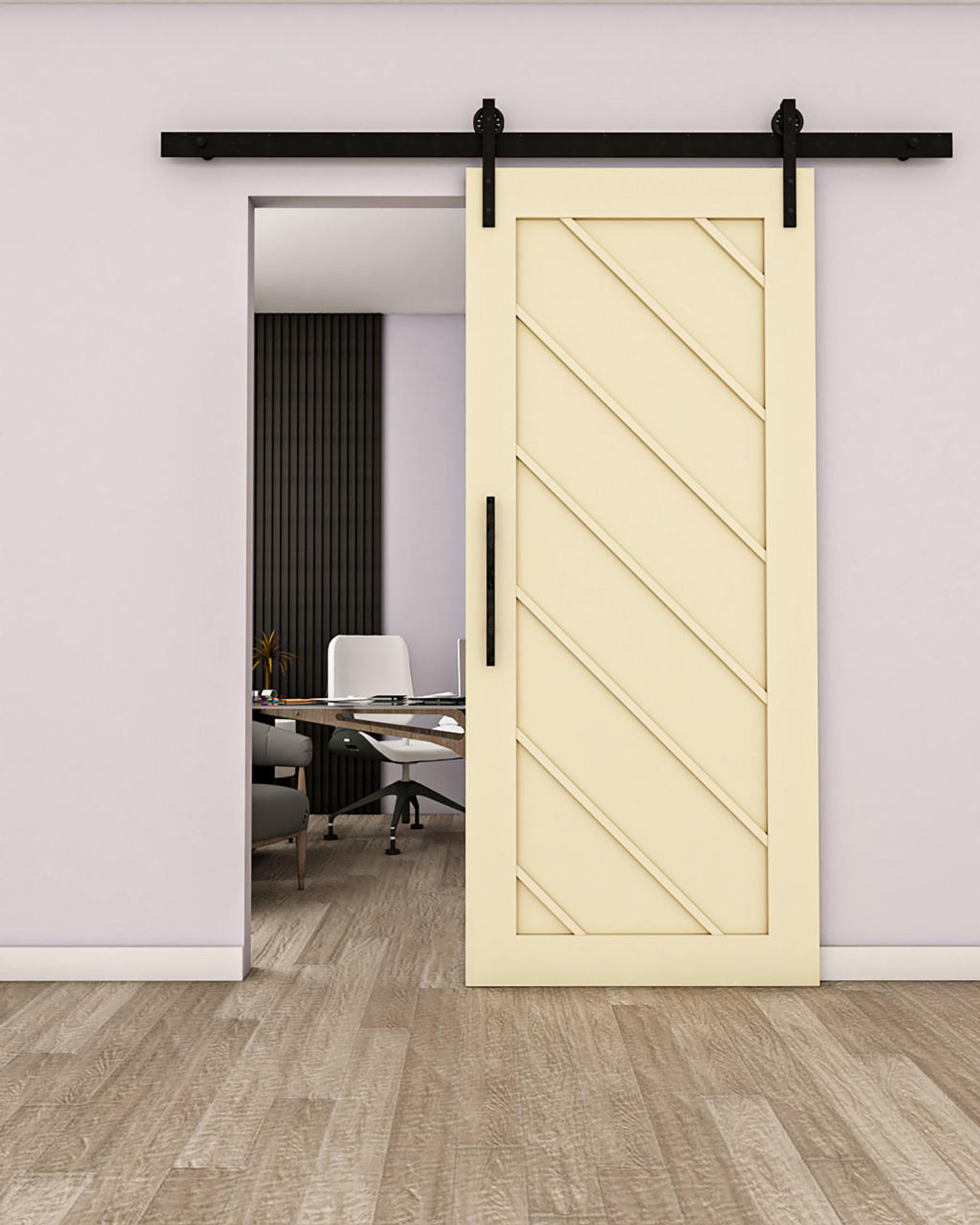 Single Barn Door – Chevron Panel (Style 3)