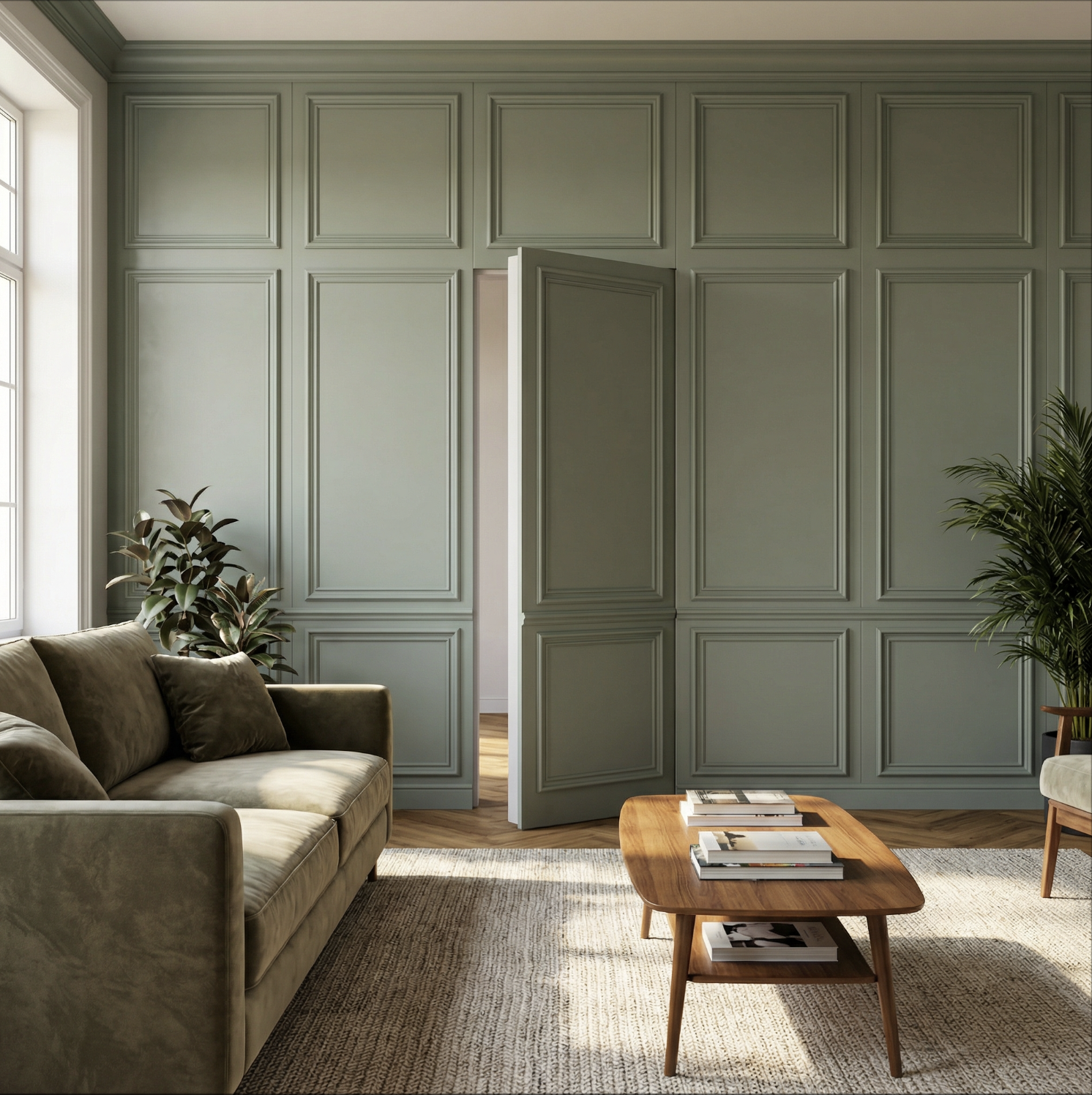 Flush Wall Slab Hidden Door